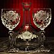 Бокалы для эстетов английский хрусталь 3D гравировка. Бокалы. Glass-Deco | Gift. Ярмарка Мастеров.  Фото №4