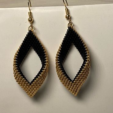 Украшения ручной работы. Ярмарка Мастеров - ручная работа Серьги из бисера. Handmade.