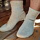 Natural knitted socks 43-44 woolen men's warm hand-knitted, Socks, Izhevsk,  Фото №1