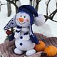 Снеговик под елку, Мягкие игрушки, Липецк,  Фото №1