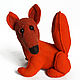 Toy, gift to a friend-friend-friends, Fox Exupery, Stuffed Toys, Moscow,  Фото №1