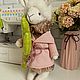 Лама в розовом ручной работы мягкая игрушка. Мягкие игрушки. d_a_r42. Ярмарка Мастеров.  Фото №10