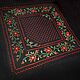 Black shawl, Lace Russian embroidered shawl, Bridal cape №23N. Shawls. Oksana (superplatok). My Livemaster. Фото №6