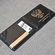 Order The cover of the lawyer's certificate with a pocket for cards. black. crocodile. Joshkin Kot. Livemaster. . Cover Фото №3