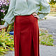 Order  Skirt made of Italian wool, Raspberry sorbet. Blouse Blues. Livemaster. . Skirts Фото №3