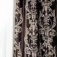 Коллекционная портьера из вискозы NeoClassic Шоколад. Ткани. Шторы&Ткани (jeronima-textil). Ярмарка Мастеров.  Фото №6