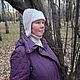 Вязаная шапка-ушанка. Шапка-ушанка. Юлькины повязульки (aksm78). Ярмарка Мастеров.  Фото №4