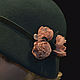 Клош "Изумрудный". Шляпы. NovozhilovaHats. Ярмарка Мастеров.  Фото №4