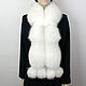 Luxurious fur scarf boa fur Finnish white Fox. Collars. Mishan (mishan). Online shopping on My Livemaster.  Фото №2