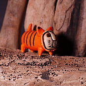 Для дома и интерьера handmade. Livemaster - original item Figurine. Cat Orange.. Handmade.