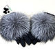 Gloves with fur Fox. Avtoledi. Mittens. Mishan (mishan). My Livemaster. Фото №4