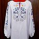 Women's embroidered blouse 'Spring round dance' ZHR3-288, Blouses, Temryuk,  Фото №1