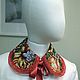  The collar is removable from the Pavlovsky Posad shawl. Collars. Valensia Atelier. Online shopping on My Livemaster.  Фото №2