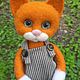  Рыжий котик. Войлочная игрушка. IrinaFeltToys. Ярмарка Мастеров.  Фото №4