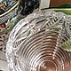 Заказать Винтаж: Старинная хрустальная ваза, Франция. Brocante chez Alla. Ярмарка Мастеров. . Вазы винтажные Фото №3