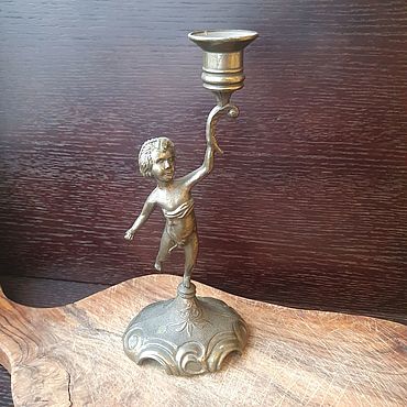 Винтаж ручной работы. Ярмарка Мастеров - ручная работа Винтаж: Подсвечник. Handmade.