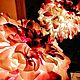 Лампа декоративная/искусственный цветок с подсветкой/светодиод/освещен. Настольные лампы. Арт-мастерская AnnSi-Fancy. Ярмарка Мастеров.  Фото №4