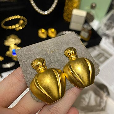 Винтаж ручной работы. Ярмарка Мастеров - ручная работа Клипсы  Christian Dior. Handmade.