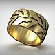 Мужское кольцо из золота 585 Шина j-0.237, Кольца, Москва,  Фото №1