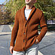 Men's jackets: Men's cardigan with buttons brick, Jackets for men, Yerevan,  Фото №1