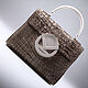 Order Crocodile leather women's bag, handmade IMA0948EW. CrocShop. Livemaster. . Classic Bag Фото №3