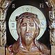 Icon wood Christ wearing the crown of thorns carving. Icons. Art Wood Carving Gennady Makulov (gmrezba). Online shopping on My Livemaster.  Фото №2