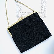Винтаж handmade. Livemaster - original item Theatrical Handbag Vintage Beads Reticule Czechoslovakia USSR Bag. Handmade.