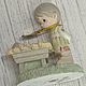 Винтаж: Статуэтка Precious Moments. Пойдем, будем его обожать. Enesco. Статуэтки винтажные. Старая сказка. Ярмарка Мастеров.  Фото №5