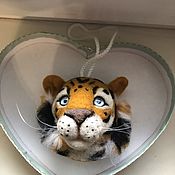 Сувениры и подарки handmade. Livemaster - original item The year of the tiger: Pendant tiger. Handmade.