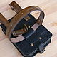 Bag on the thigh,Moto bag,bag belt. Waist Bag. Marik Leather Craft. My Livemaster. Фото №6