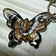 Винтаж: Ожерелье с кулоном бабочкой из венецианского стекла. Колье винтажные. Vintage&Shine. Интернет-магазин Ярмарка Мастеров.  Фото №2