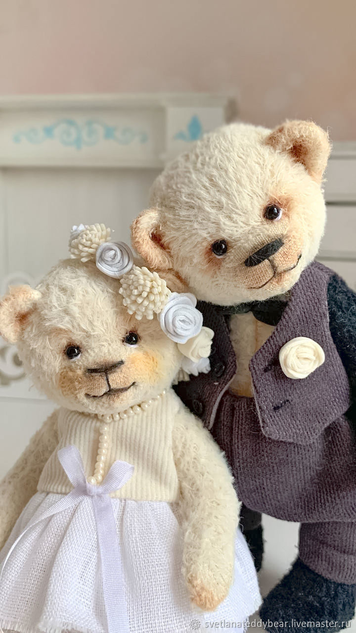 Подарки на свадьбу. Мишки коллекционные в интернет-магазине Ярмарка ...
