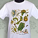 Passionflower T-Shirt-Botanical Illustration, T-shirts, Moscow,  Фото №1