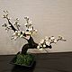 Бонсай сакура из полимерной глины маленькое цветущее дерево, Бонсай, Санкт-Петербург,  Фото №1