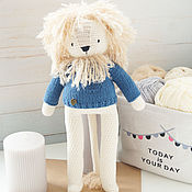 Куклы и игрушки handmade. Livemaster - original item A gift for a boy for a year, a gift for the birthday of a boy-a lion Cub. Handmade.