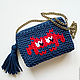 Handbag-clutch 'Space invaders', Clutches, Moscow,  Фото №1