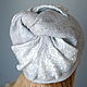 Cap felted grey. Caps. Felt the world. Online shopping on My Livemaster.  Фото №2