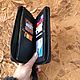 Men zipper long wallet. Кошельки. Надежда. Ярмарка Мастеров.  Фото №4