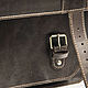 Briefcase made of genuine leather ( A3 ). Brief case. Blekerman Handmade. My Livemaster. Фото №5