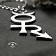 Retrograde Mercury pendant - stainless steel. Pendants. Borowski store. Online shopping on My Livemaster.  Фото №2