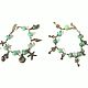 Bracelet of green aventurine pendants with bronze metal. Bead bracelet. Foxys-handiwork (foxys-handiwork). My Livemaster. Фото №4