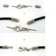 Necklace: Choker cord leather silk 3mm 'Designer' silver. Chokers. Urbanstyle. Online shopping on My Livemaster.  Фото №2