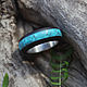 Order Copy of Copy of Copy of Copy of Copy of Wooden rings with turquoise. The Tree of Life. Livemaster. . Rings Фото №3