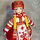 The doll in the Russian style with hand embroidery-talisman on kettle. Folk Dolls. Russian style (makosh999). Online shopping on My Livemaster.  Фото №2
