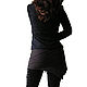 Skirt belt black fleece for dancing. Skirts. manaKAmana (manaKAmana). Online shopping on My Livemaster.  Фото №2