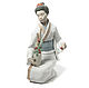 Винтаж: Фарфоровая фигура "Японская гейша, леди". NAO by Lladro, Предметы интерьера винтажные, Москва,  Фото №1