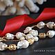 Set of two bracelets natural Baroque pearls, 24K. Bead bracelet. Татьяна Петренкофф (Elegance&Style). My Livemaster. Фото №4