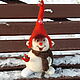  Снеговик войлочная игрушка интерьерная, Снеговики, Москва,  Фото №1