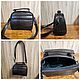 Сумка кросс боди из кожи. Классическая сумка. Елена leather bag. Ярмарка Мастеров.  Фото №4