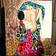 Bright mosaic picture Family / mom, dad and baby (child). Klimt. Pictures. House of the Sun (irina-bast). Online shopping on My Livemaster.  Фото №2